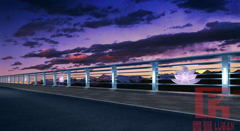 定制特色文化灯光护栏