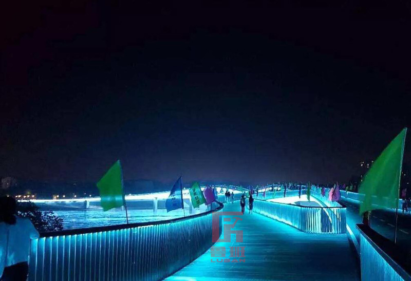 网红景观河道装饰